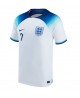 Günstige England Jack Grealish #7 Heimtrikot WM 2022 Kurzarm